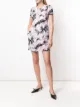 الصورة 2 من RedValentino فستان قصير بطبعة زهور
