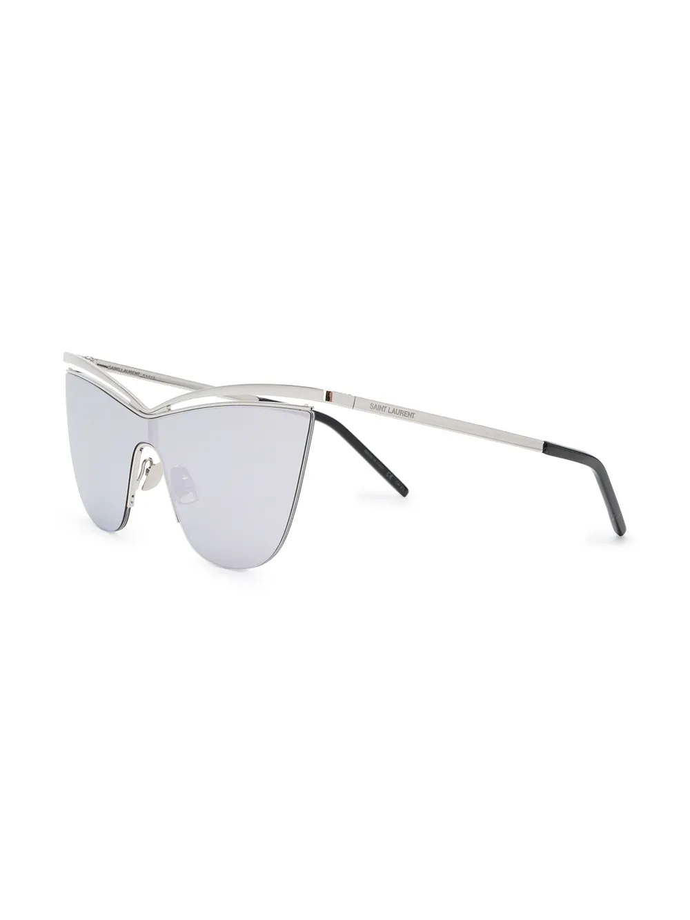 Saint Laurent Eyewear zonnebril met cat-eye montuur - Zilver