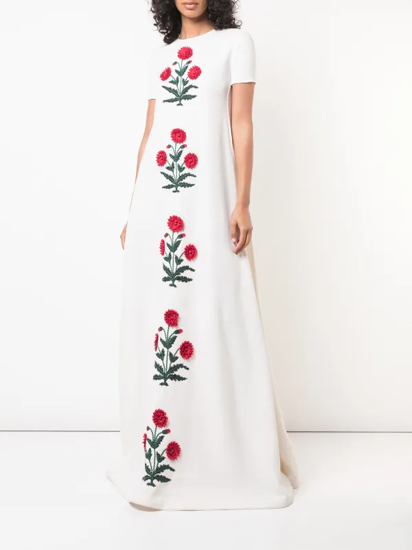 oscar de la renta maxi dress