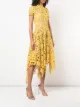 Oscar de la Renta jurk met bloem crochet