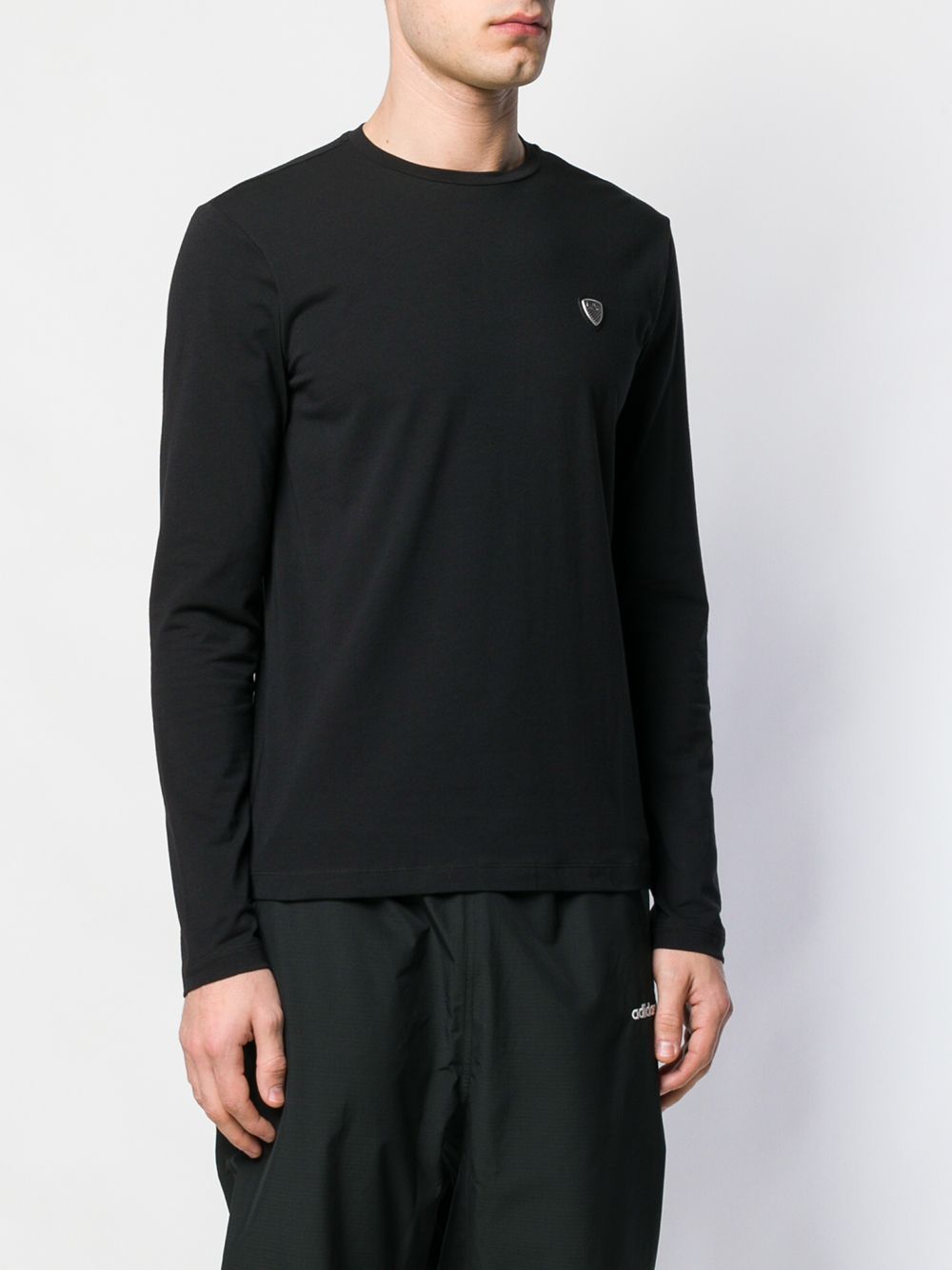 Ea Emporio Armani Logo Appliqu Sweatshirt Farfetch