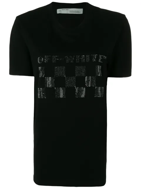 Off-White embellished logo print T-shirt