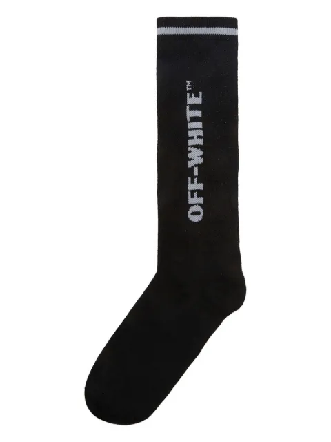 Off-White intarsia-knit logo socks
