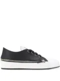 Giuseppe Zanotti two-tone zipped sneakers - Black