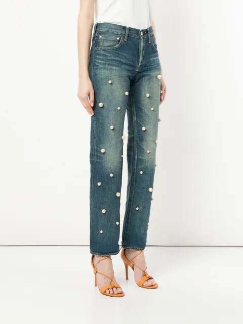 Tu Es Mon TRÉSOR Big Pearl Jeans 