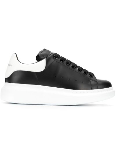 mcqueen oversized sneaker black