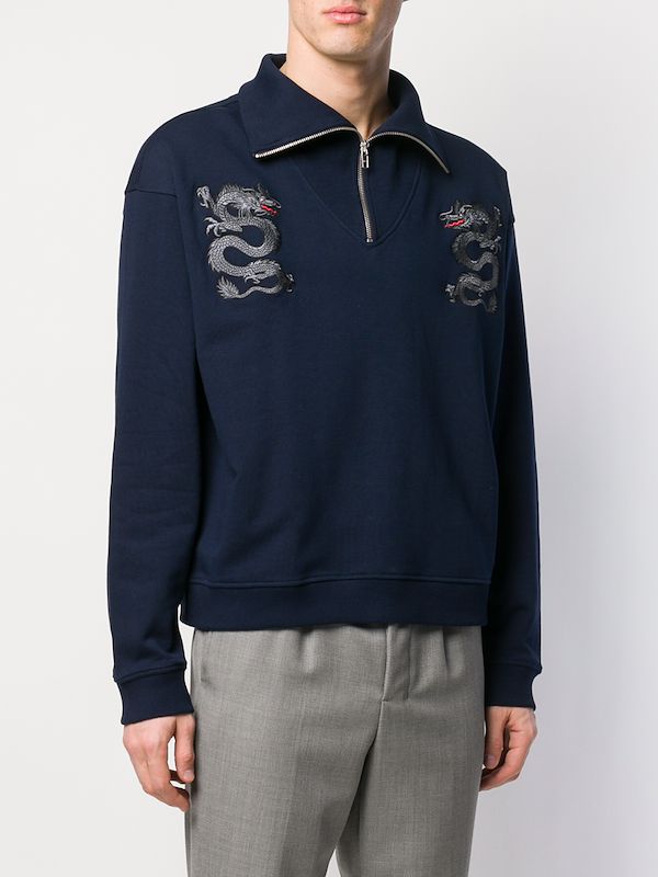 kenzo half zip