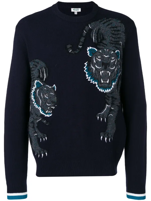 kenzo double tiger sweatshirt