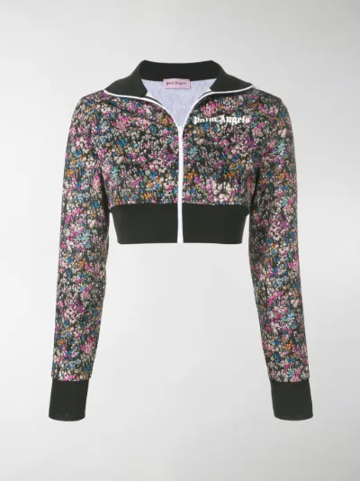 palm angels floral track jacket