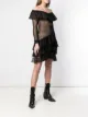 Alexander McQueen Gerüschtes Kleid