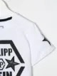Philipp Plein Junior تيشيرت مخيوط بشارة شعار