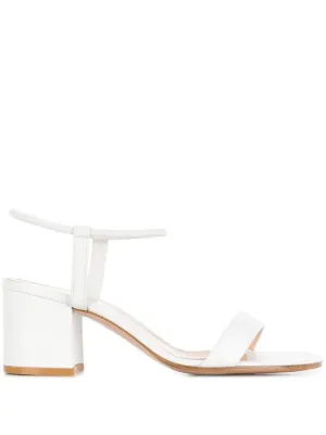 Gianvito Rossi Block Heel Sandals Farfetch