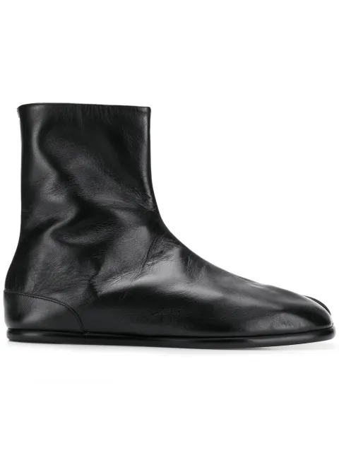 Maison Margiela bottines en cuir à bout Tabi