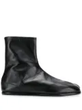 Maison Margiela Tabi leather ankle boots - Black