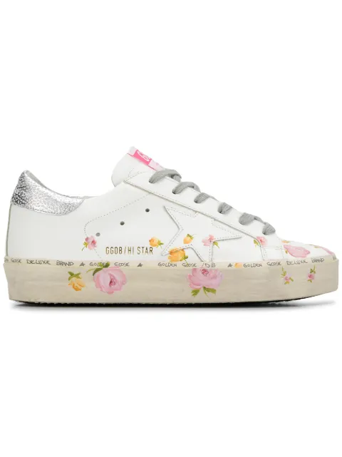 floral golden goose