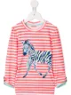 Image 1 of Sunuva striped zebra print rash top