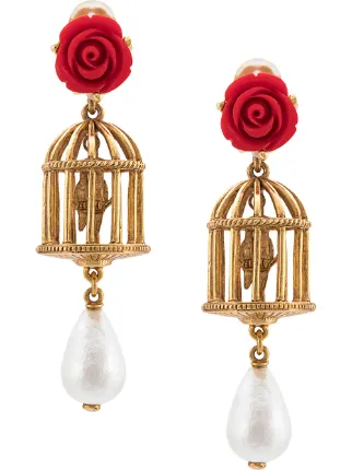 oscar de la renta earrings sale