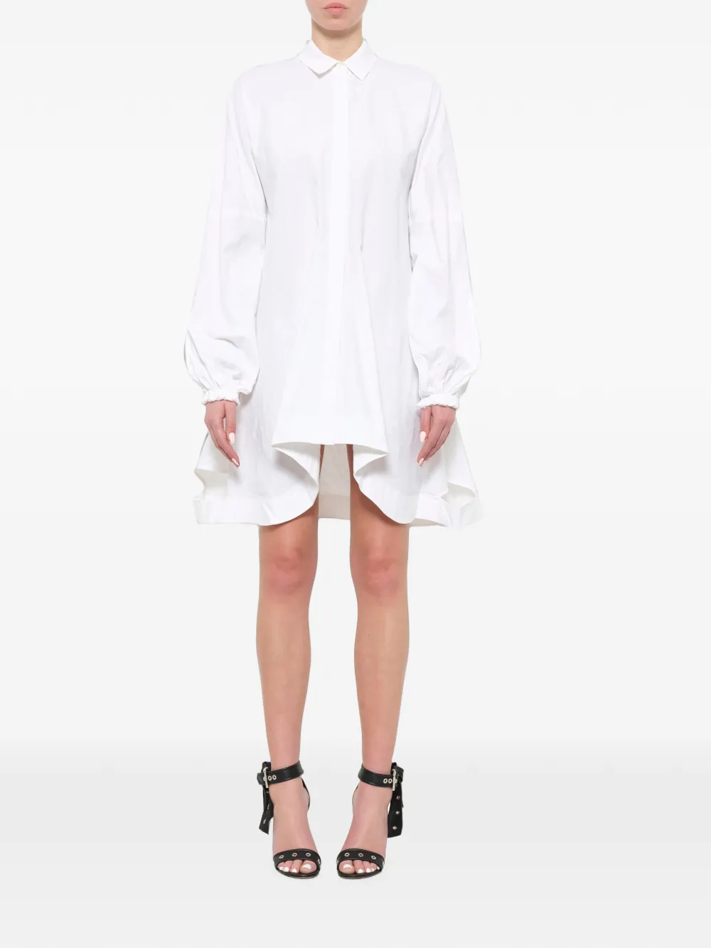 JW Anderson robe-chemise classique - Blanc JW Anderson robe-chemise classique - Blanc