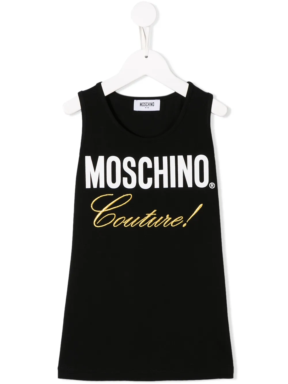 Moschino Kids топ без рукавов с логотипом Moschino Kids топ без рукавов с логотипом