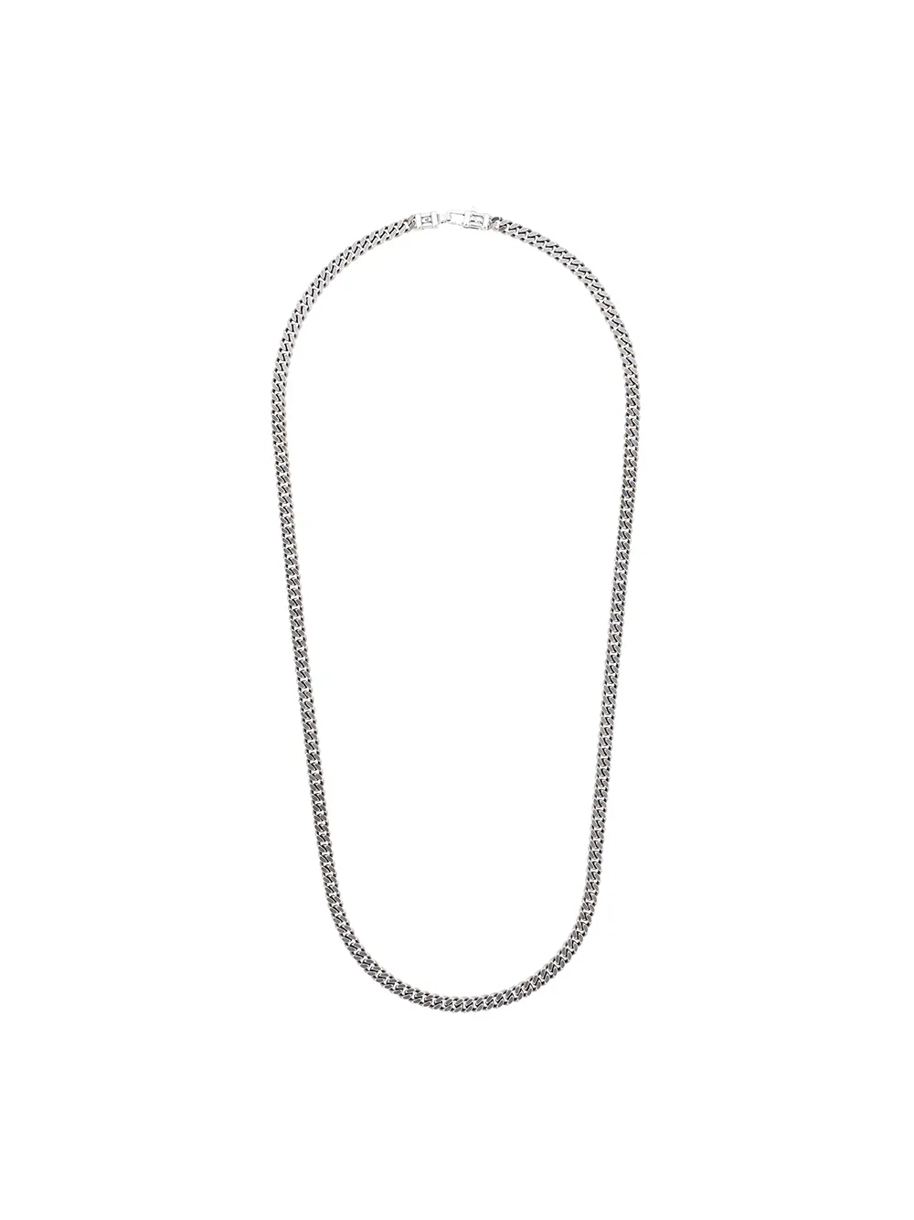 

Tom Wood metallic sterling silver curb chain