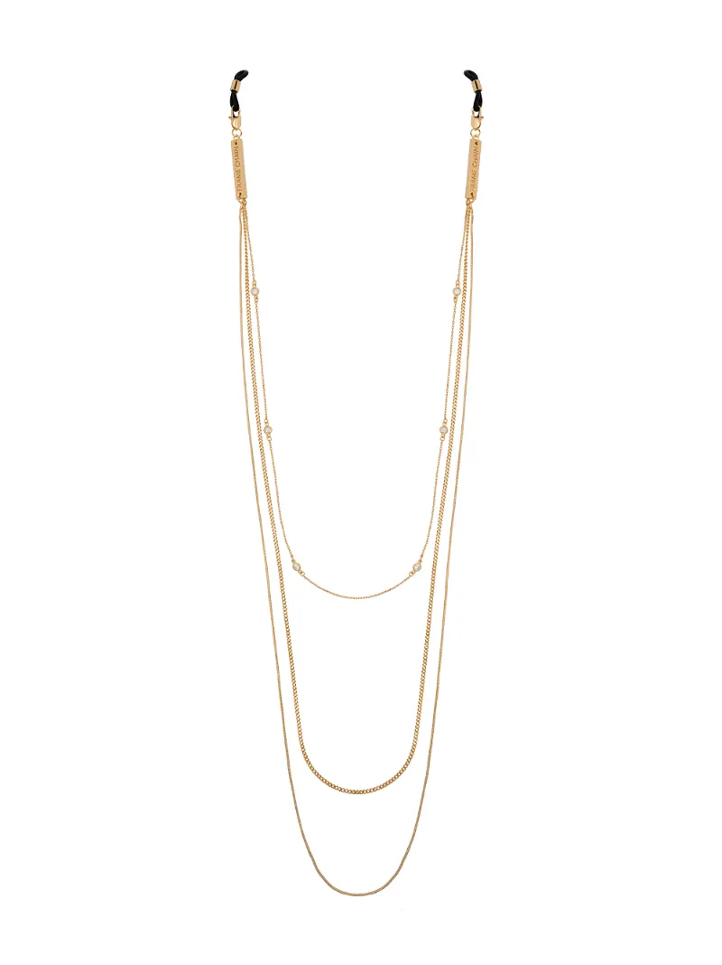 Frame Chain gold plated In Chainz crystal embellished chains