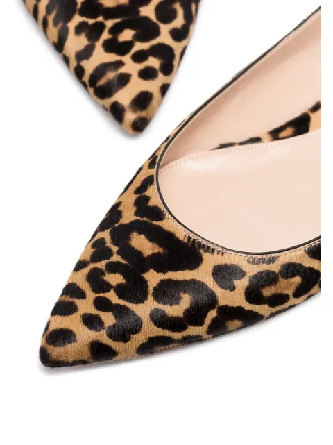gianvito rossi leopard mules