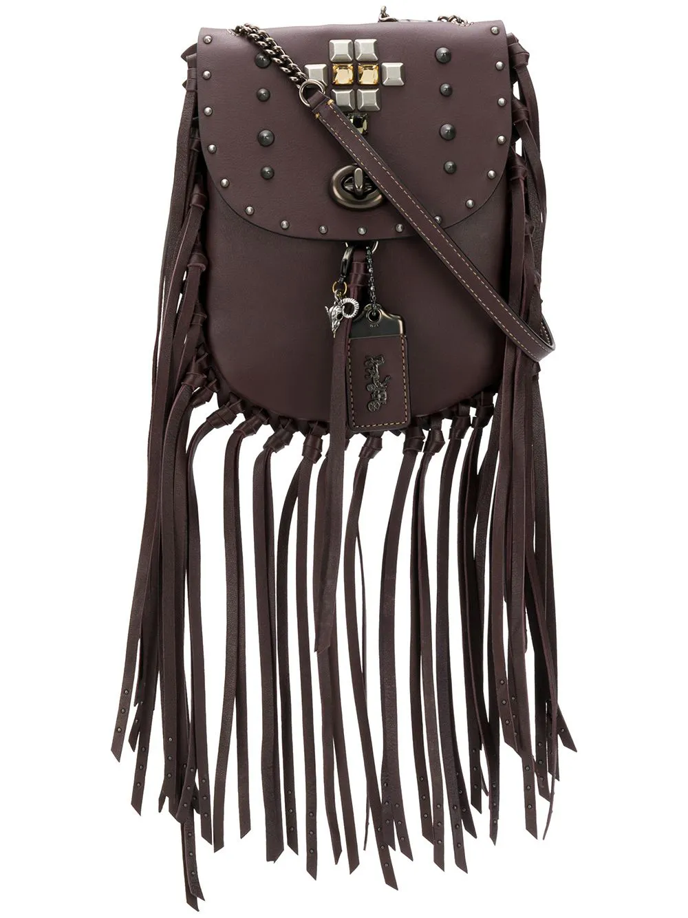coach studded crossbody