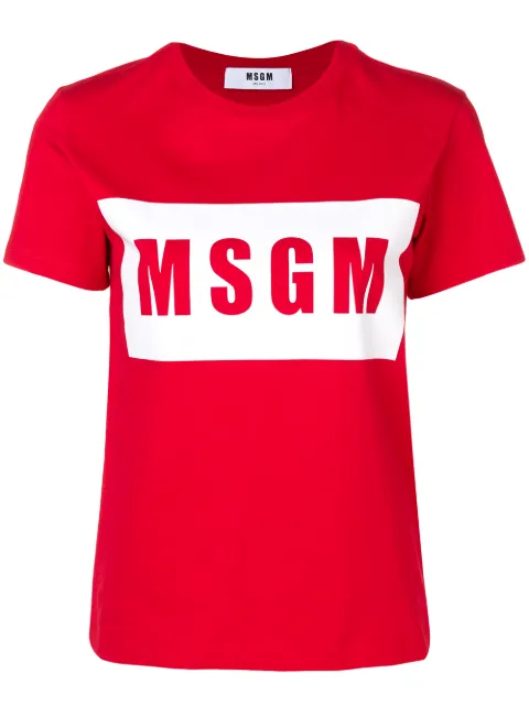MSGM logo print T-shirt