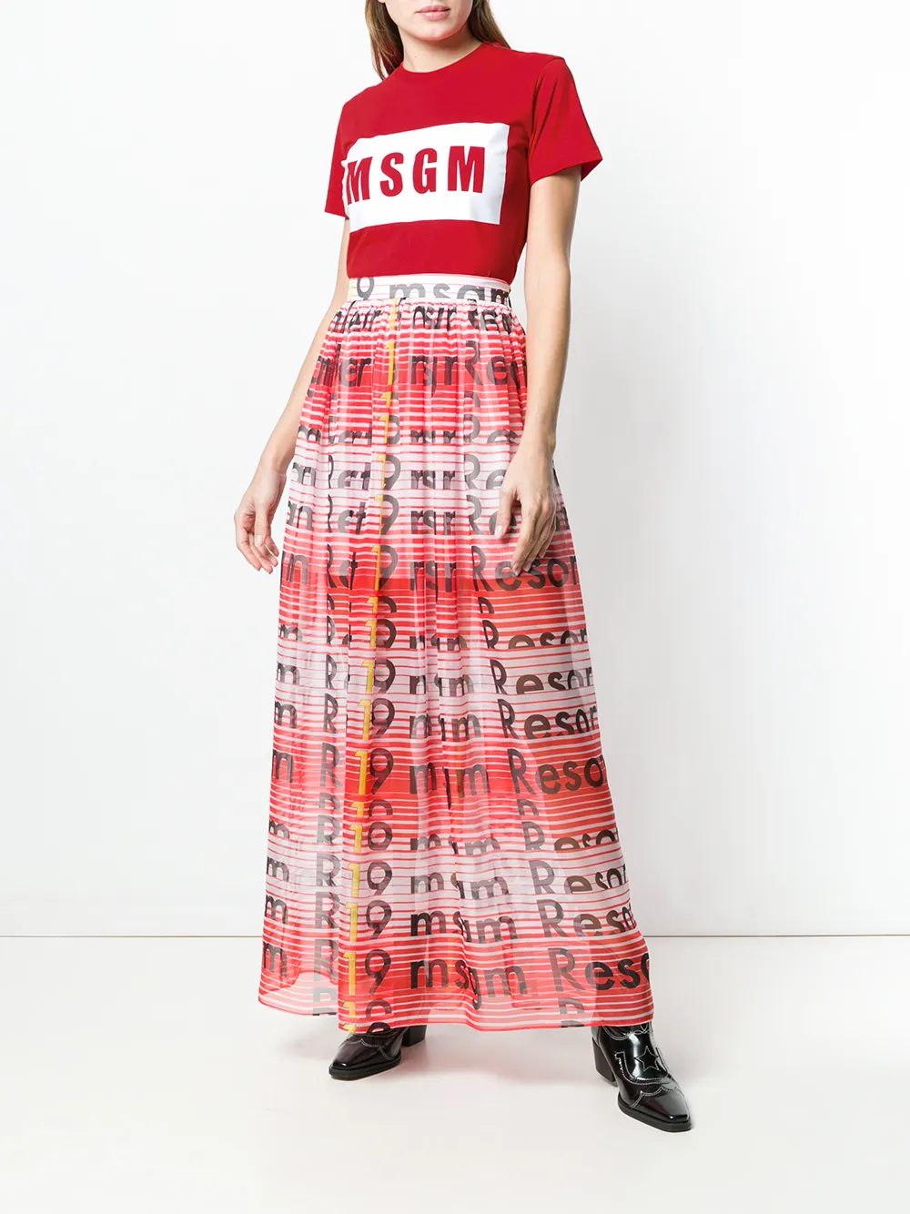 MSGM logo print T-shirt | T-Shirts & Jersey Shirts | Image 2
