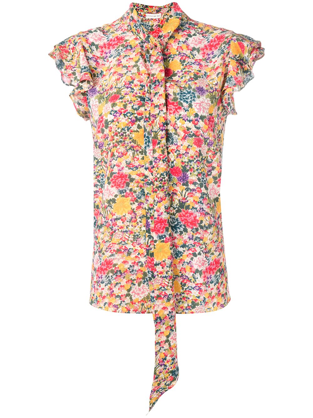 фото Etro блузка с цветочным принтом