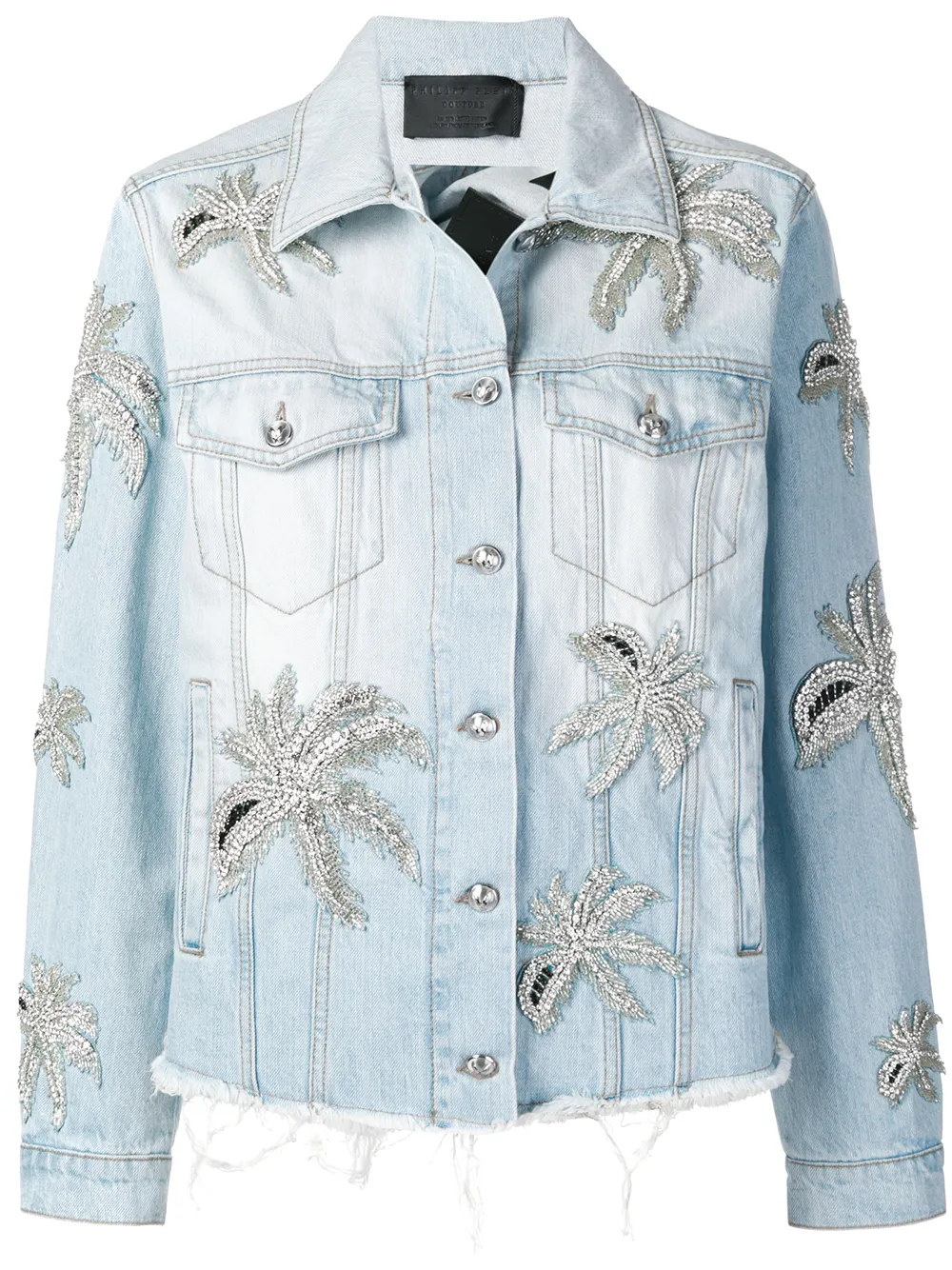 фото Philipp plein джинсовая куртка 'aloha plein'