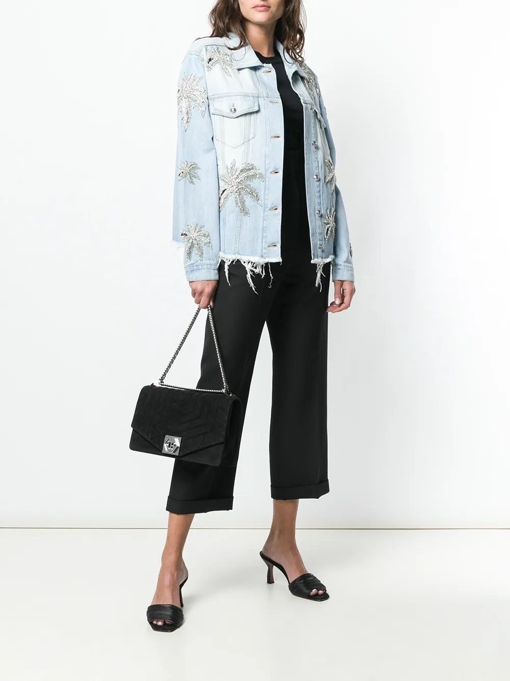 фото Philipp plein джинсовая куртка 'aloha plein'