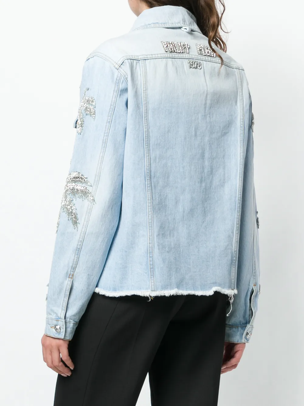 фото Philipp plein джинсовая куртка 'aloha plein'