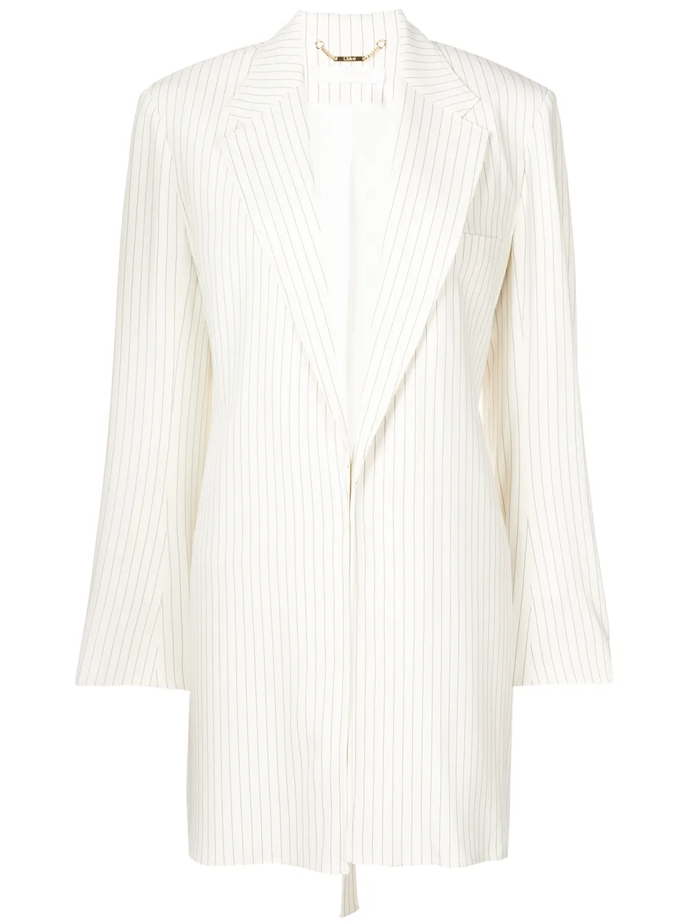 long belted blazer