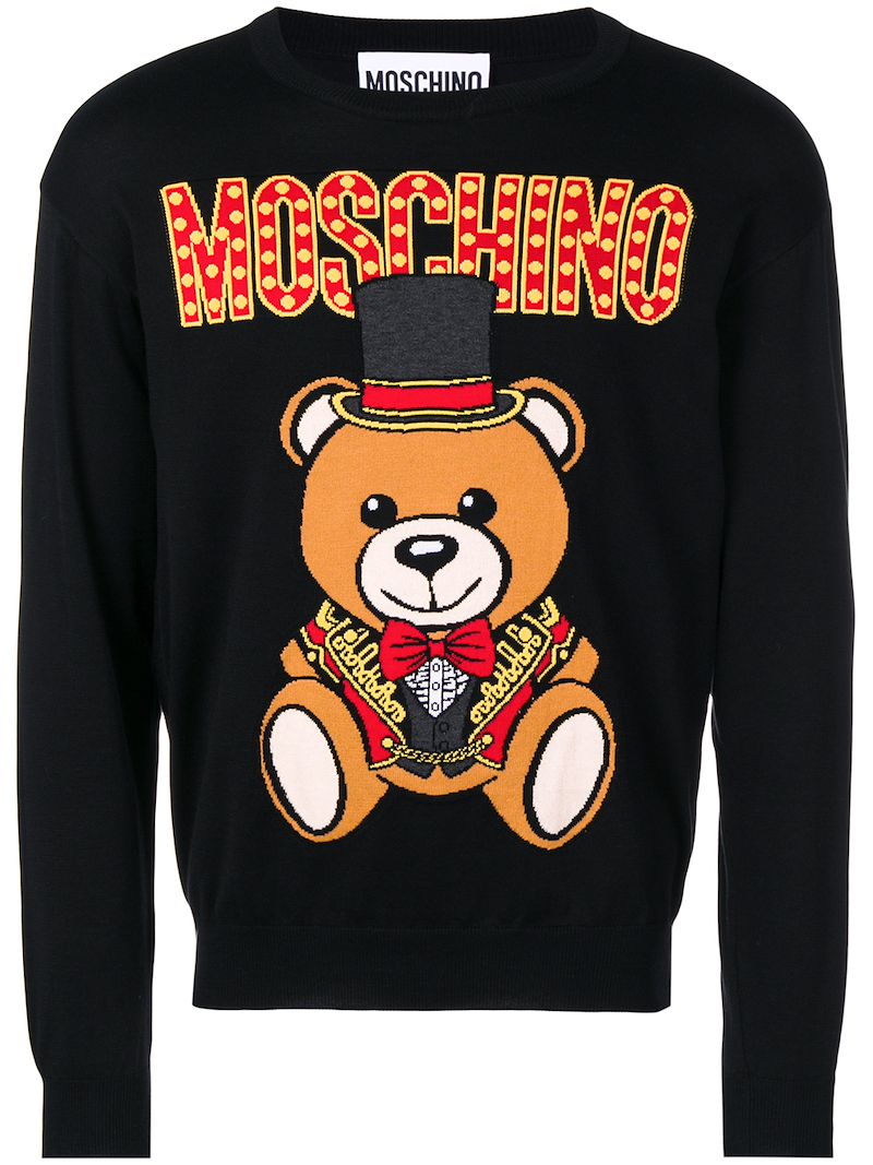 Moschino трикотажный джемпер Bear