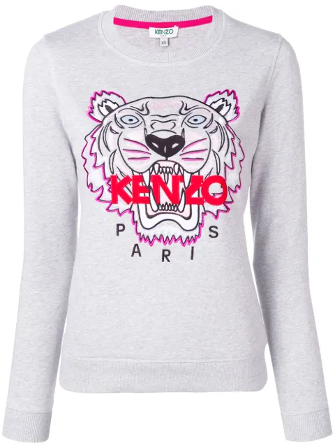Kenzo tiger embroidered sweatshirt for 