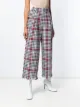 MSGM wide-leg houndstooth trousers