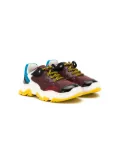 Nº21 Kids colour block lace-up sneakers - Red