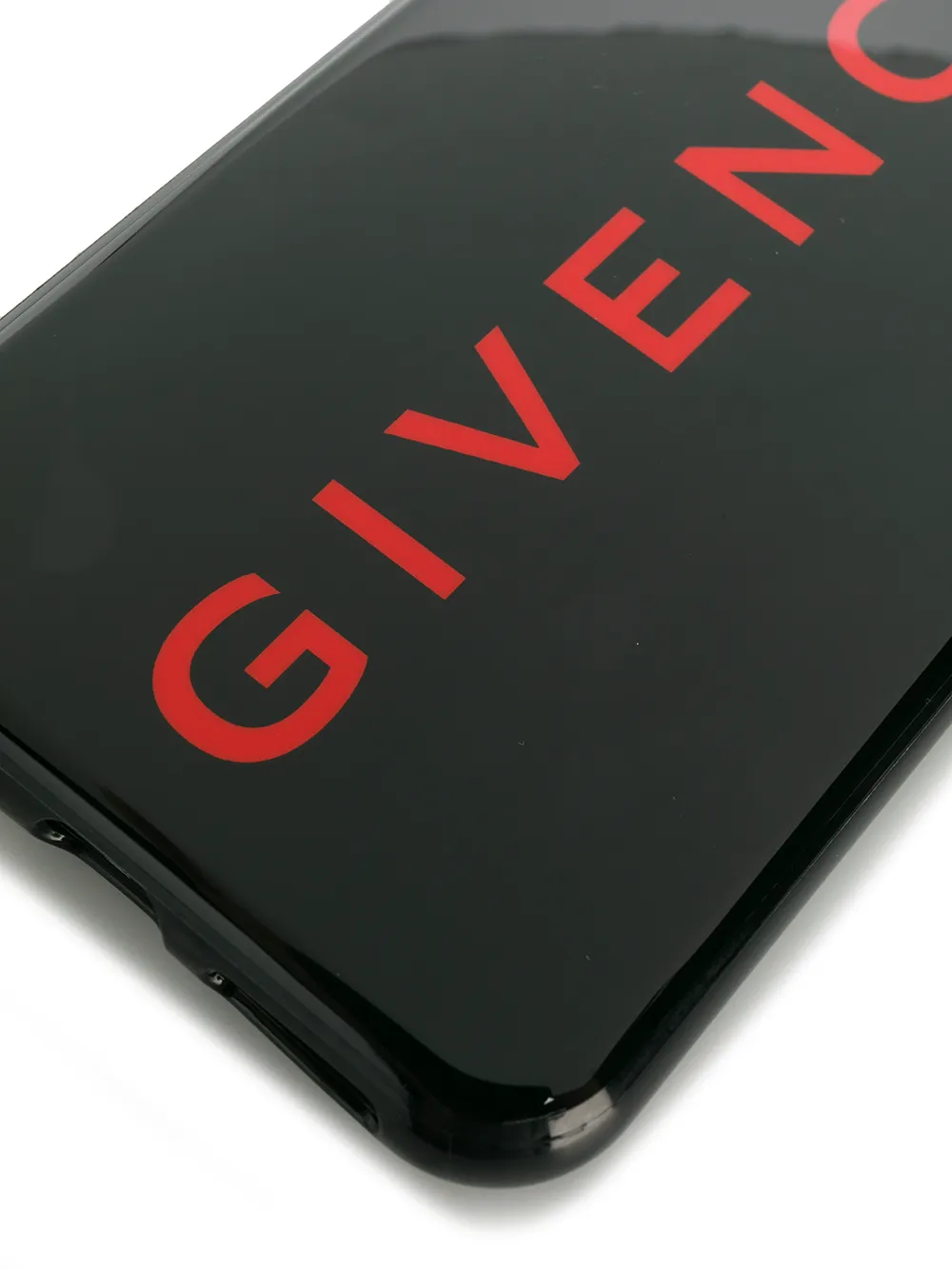  Givenchy Iphone X Hülle Mit Logo   Schwarz 