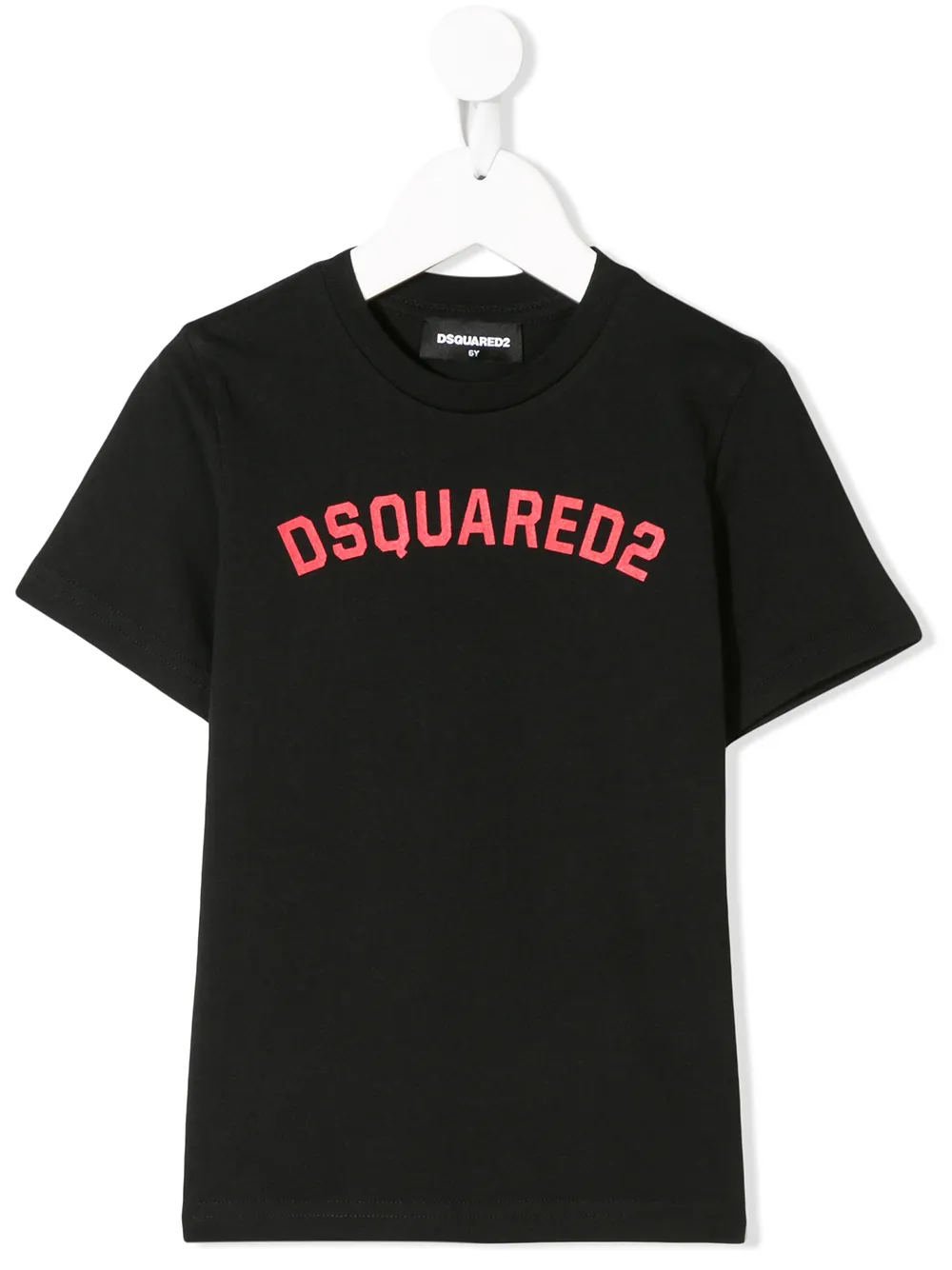 Dsquared2 Kids' Logo Patch T-shirt In Black