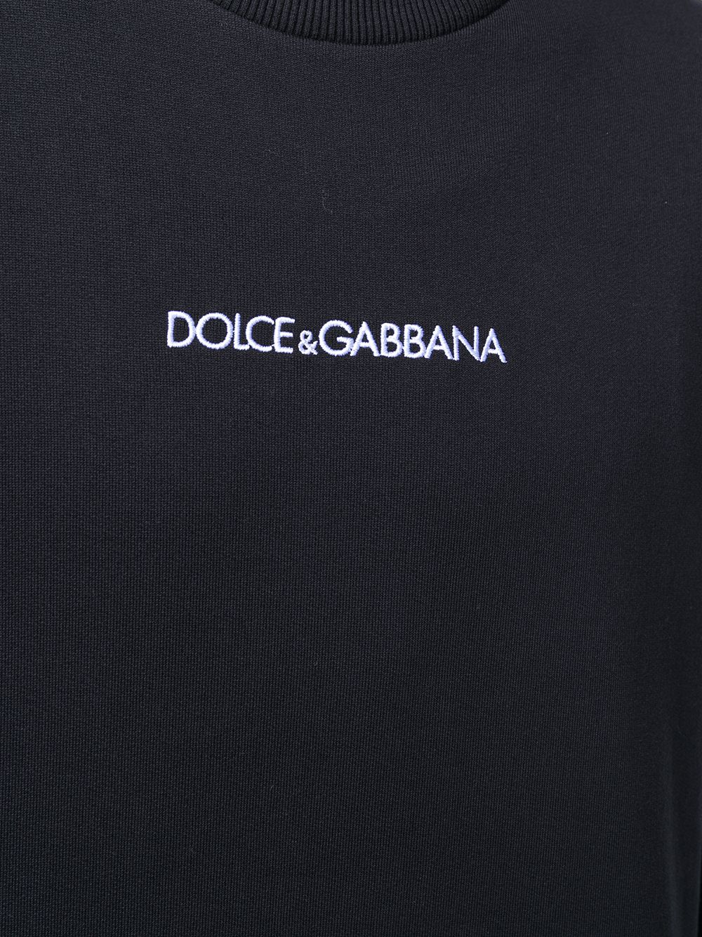 фото Dolce & gabbana толстовка с контрастным логотипом