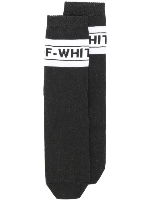 Off-White logo knit socks