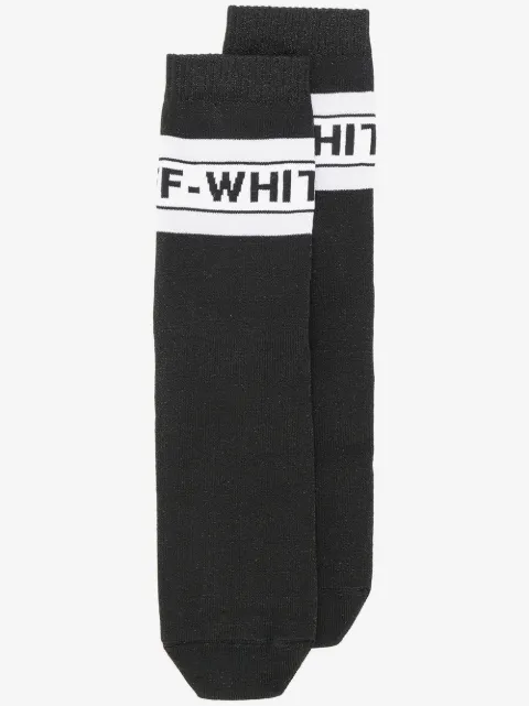 Off-White calcetines tejidos con logo