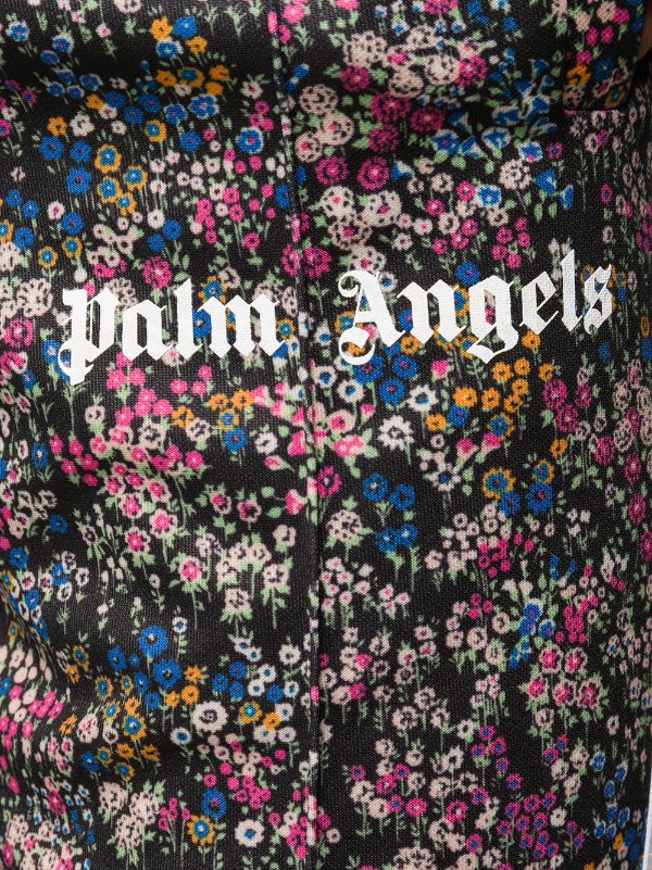 palm angels floral hoodie