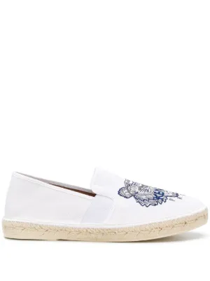 kenzo espadrilles white