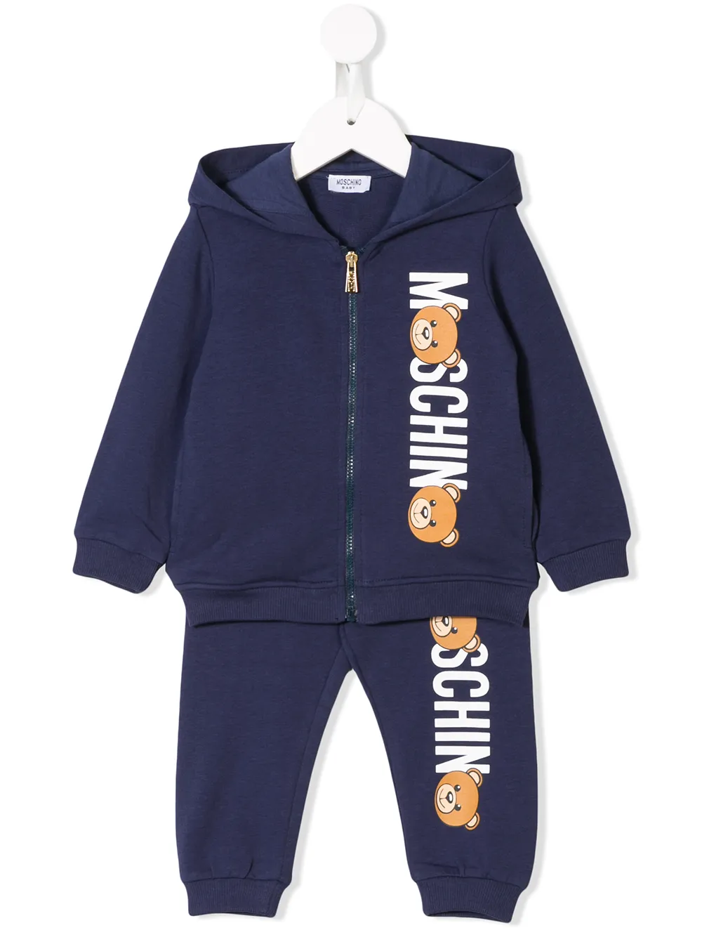 фото Moschino kids спортивный костюм 'teddy' с логотипом