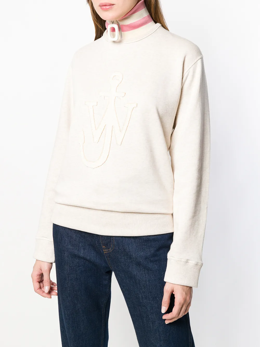  Jw Anderson Stehkragen Mit Reißverschluss   Rosa 