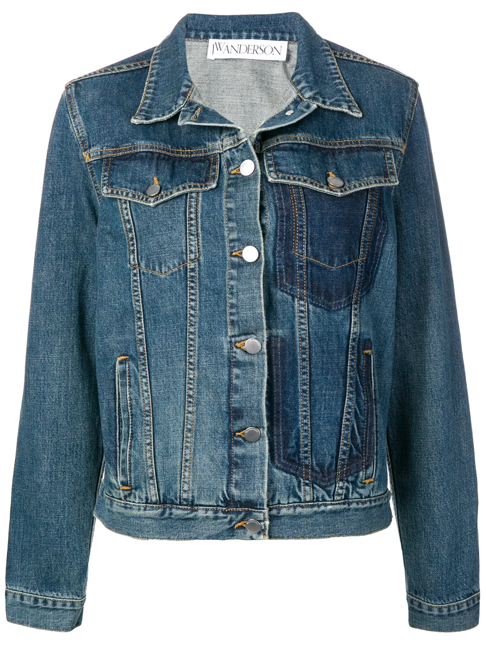 JW Anderson Jeansjacke mit Taschendetail - Blau