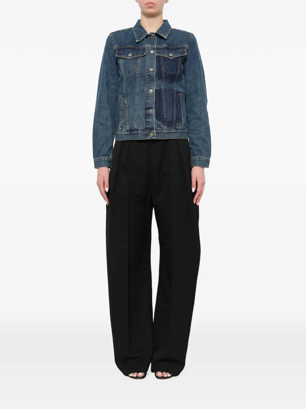 JW Anderson Pocket Detail Denim Jacket in Blue, view 2