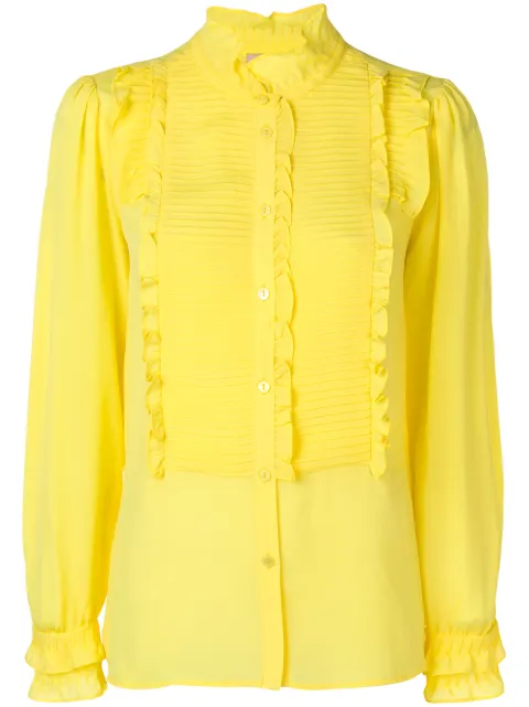 Set Pleated Bib Fast Online Blouse259 Twin Global Buy Ss19 rBWdCQxoe